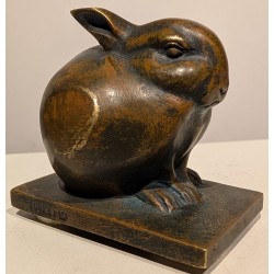 Bronze "Lapin bijou" signé SANDOZ