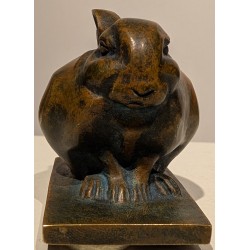 Bronze "Lapin bijou" signé SANDOZ