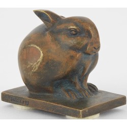 Bronze "Lapin bijou" signé SANDOZ