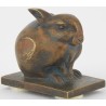 Bronze "Lapin bijou" signé SANDOZ