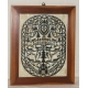 Découpage "scène alpine" monogrammé LS