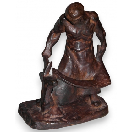 Bronze \"forgeron\" signé ERIKSSON
