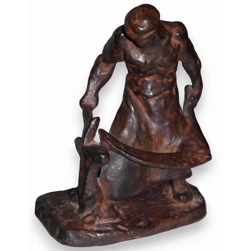 Bronze \"forgeron\" signé ERIKSSON