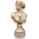 Bust of "woman" in terracotta
