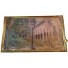 Pastellbild „Kreuzgang von Moissac“, signiert E. FOREL auf Moinat SA – Antiquitäten und Dekorationsgegenstände – Gouachen, Aquar