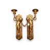  Paire d'appliques "Chérubins" en bronze sur  Moinat SA  - Antiquités décoration