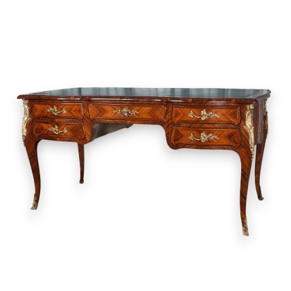  Bureau plat style Louis XV, Meursault sur  Moinat SA  - Antiquités décoration