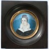 Miniature portrait of a woman on ivory by Moinat SA – Antiques and decorative items