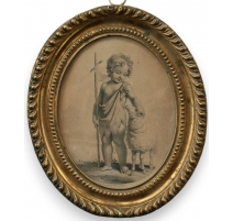 Gravure miniature "Jean Baptiste"