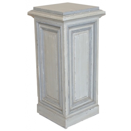 Piédestal-jardinière colonne \"Choisy\" gris