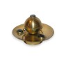 Encrier en bronze avec agate