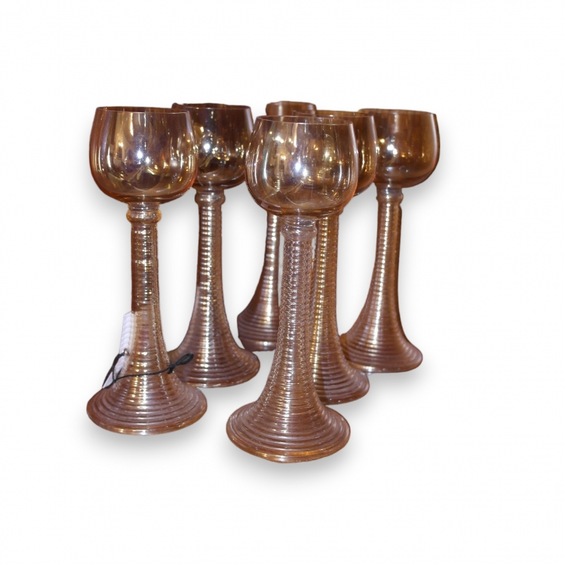 Set de 6 verres de Murano en verre