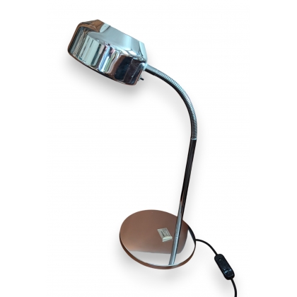  Lampe de lecture chromée, bras réglable sur  Moinat SA  - Antiquités décoration