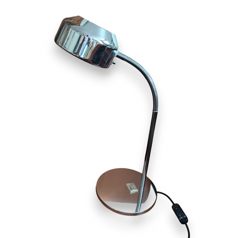  Lampe de lecture chromée, bras réglable sur  Moinat SA  - Antiquités décoration