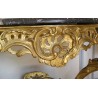 Louis XV console table. Grey marble top. From  Moinat SA  - Antiques and home décor