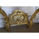 Louis XV consol table, gilt oa