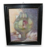 Tableau, "Le vase antique" signé ROD