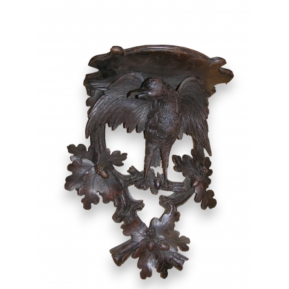 Carved wooden Brienz console table at Moinat SA – Antiques and home décor