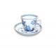 Tasse et sous-tasse en porcelaine de Meissen