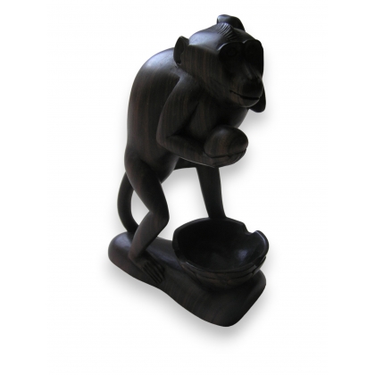 Sculpture en ébène \"Singe\"