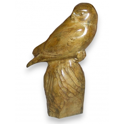 Bronze "Faucon Hobereau", signé Robert HAINARD