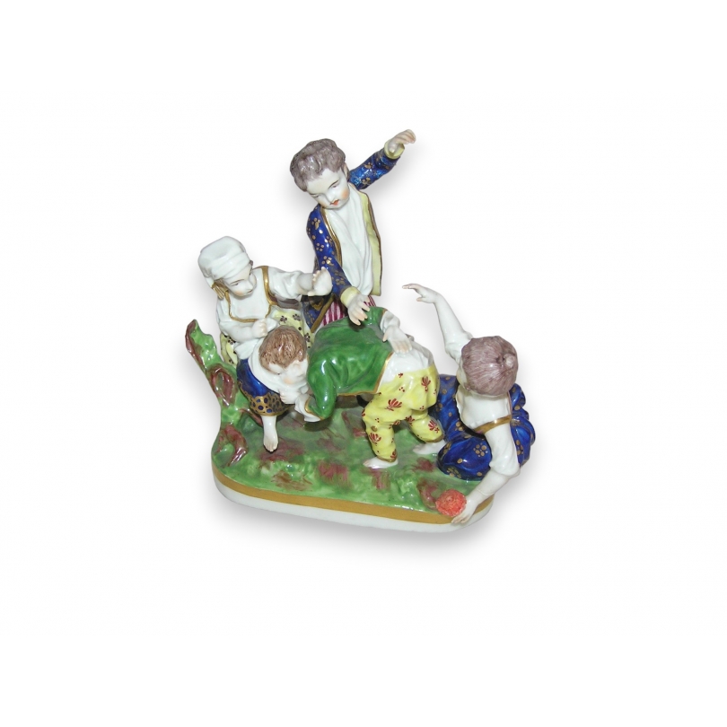 Groupe en porcelaine de Samson