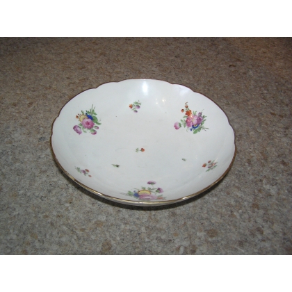 Soup plate in porcelain