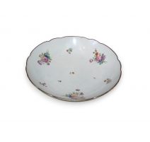Assiette creuse en porcelaine de Clignancourt