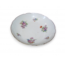 Assiette creuse en porcelaine de Clignancourt