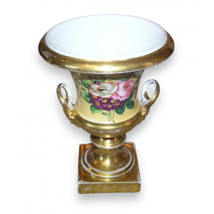 Vase Louis-Philippe porcelain,
