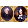Pastel «Par de retratos».  en Moinat SA  - Antigüedades y decoración -  Gouaches, acuarelas, pasteles