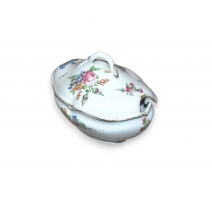 Confiturier en porcelaine (réparé)