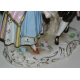 Statue "Femme et homme", en porcelaine