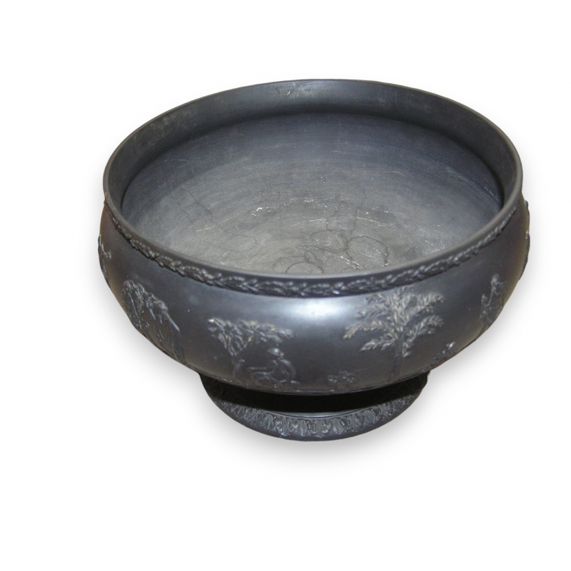 Coupe Wedgwood en porcelaine noire