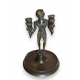 Bougeoir style gothique en bronze
