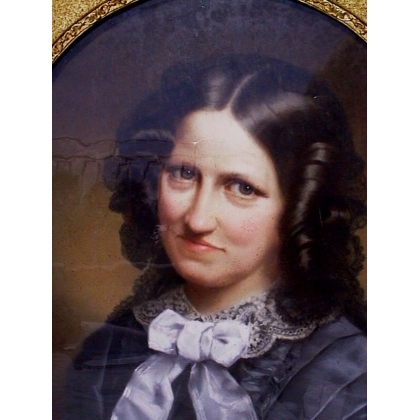 Pastel «Par de retratos».  en Moinat SA  - Antigüedades y decoración -  Gouaches, acuarelas, pasteles