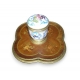 Encrier en porcelaine de Paris, socle