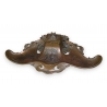 Encrier-plumier Art Nouveau en étain