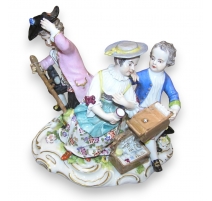 Groupe en porcelaine