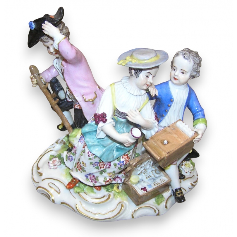 Groupe en porcelaine