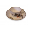 Tasse et sous-tasse en porcelaine