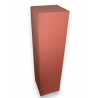 Colonne en bois recouverte de tissu