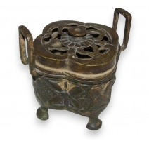 Brûle-parfum en bronze chinois
