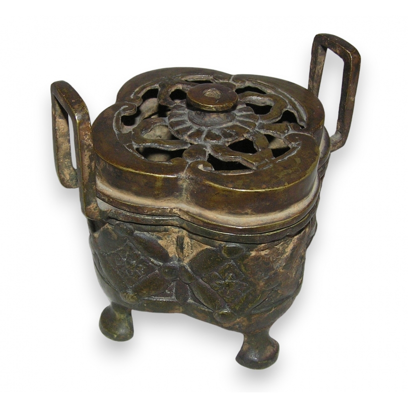 Brûle-parfum en bronze chinois