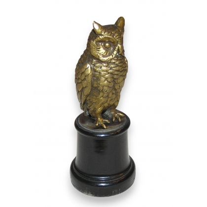 Grand duc (hibou) en bronze