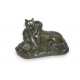 Bronze "Chien-Chat", signé T. CARTIER