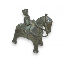 Jouet indien en bronze