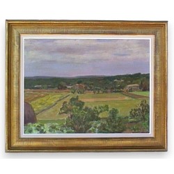 Tableau \"La Campagne\", signé CHINET
