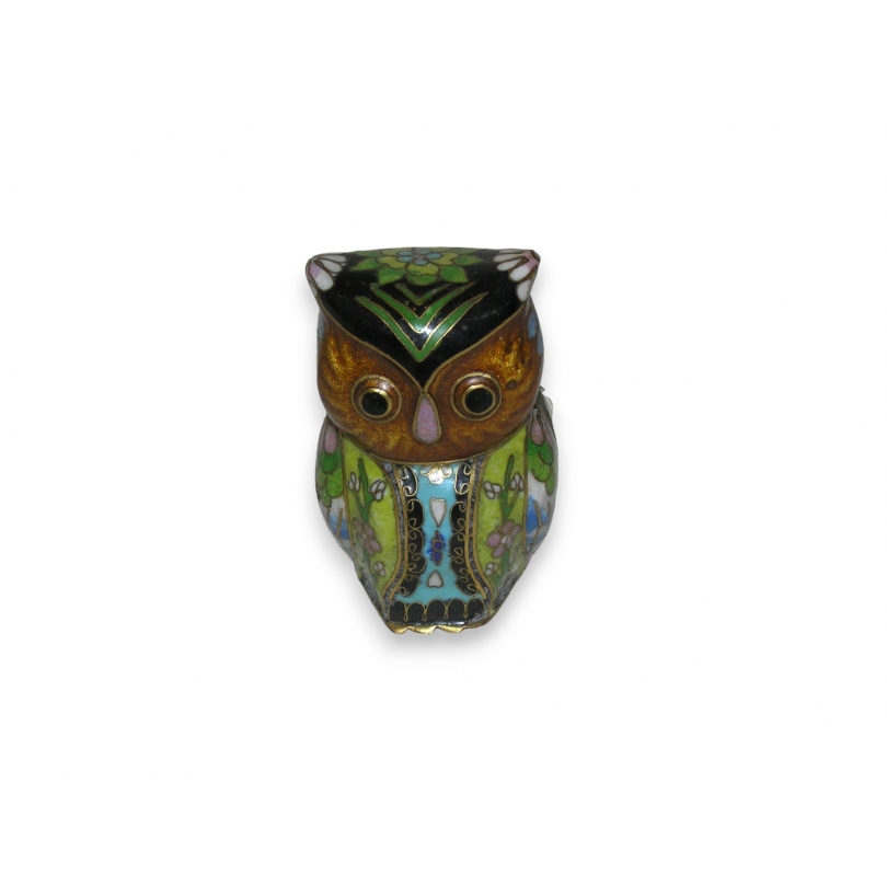 Hibou cloisonné