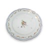 Assiette en porcelaine de Nyon décor roses
